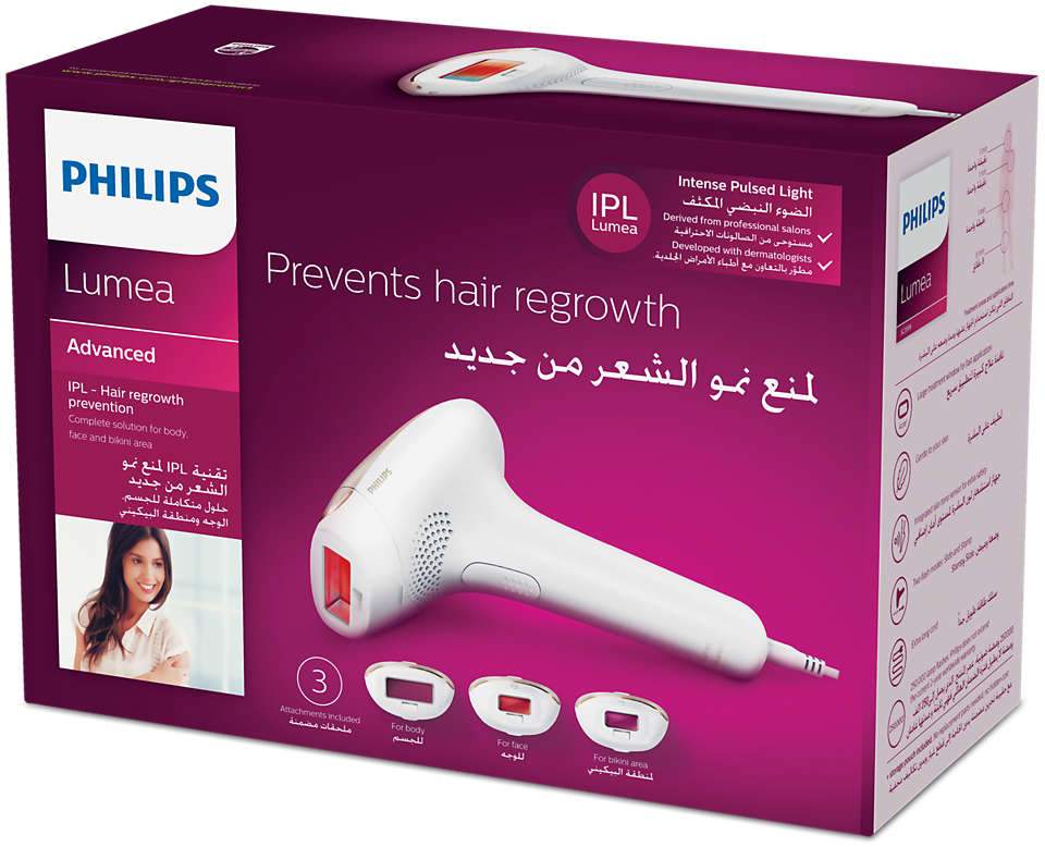 脱毛・除毛 Philips Lumea Advanced SC1998/70 Philips Lumea SC1999 Advanced IPL Hair Removal Tool With 3